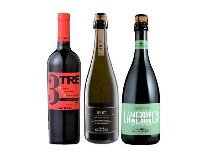 全て金賞獲得クリスマスを愉しむイタリアワイン３本セット
