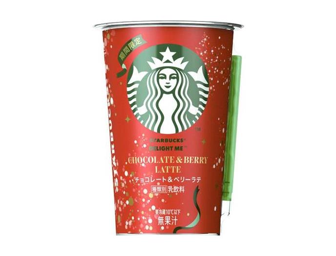 ｅスターバックス　チョコレート＆ベリーラテ