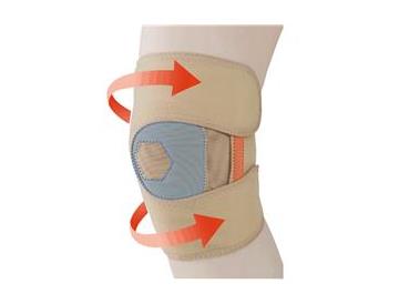 右足のＯ脚対応の着用イメージ