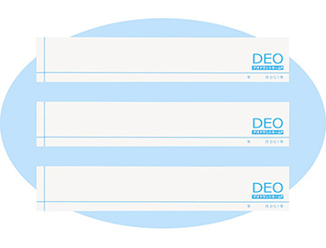 ３枚・はがせるシールタイプ