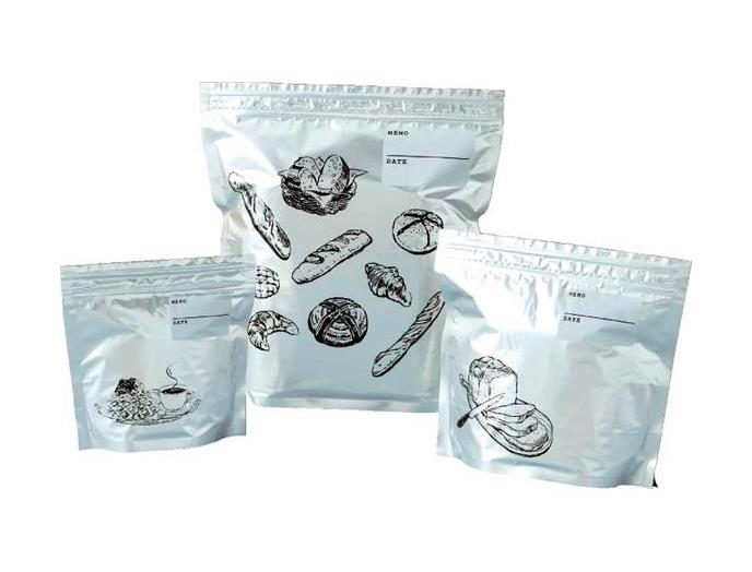 ｅ保存に便利なアルミダブルチャック袋セット