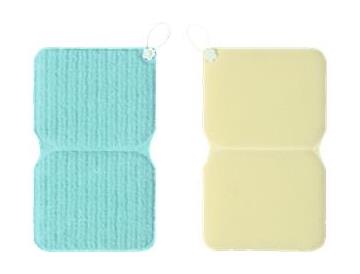 ブルー　　裏面（スポンジ面）