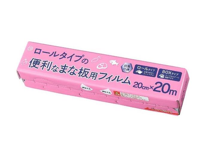 ｅロールタイプの便利なまな板用フィルム