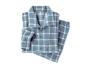 ブルーチェック柄