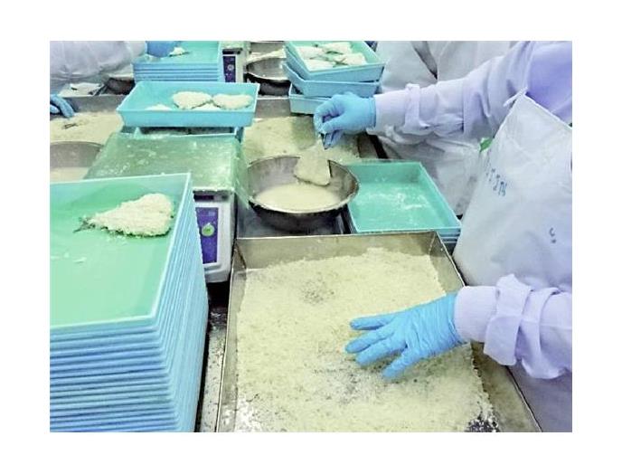 大きめ手作りあじフライ