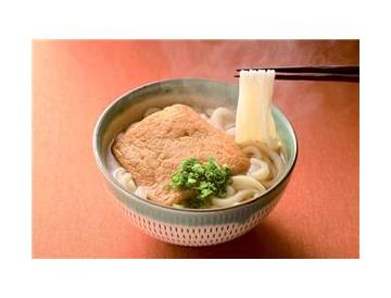 ふっくらおあげの関西風きつねうどん