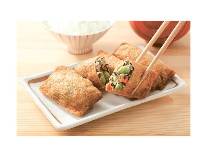 枝豆とひじきの味付けいなり