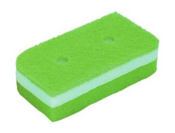 ①ガンコな汚れを落とす研磨材入りナイロン不織布。・②洗剤含みが良い目の細かいソフトスポンジ。・③水切