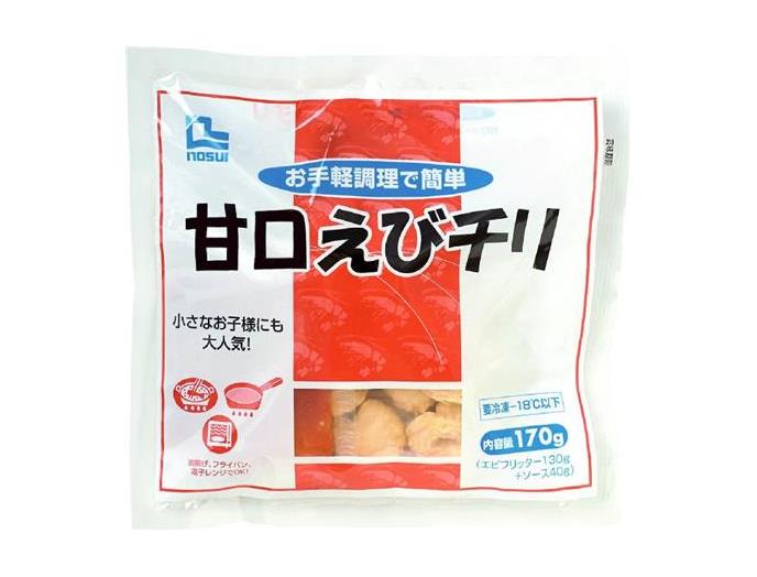 お手軽調理で簡単　甘口えびチリ