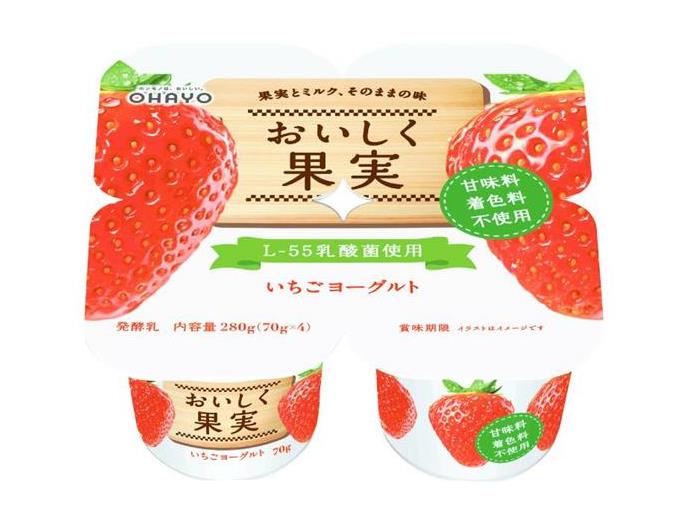 おいしく果実いちごヨーグルト