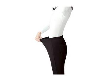 ウエスト伸びブラック※画像はイメージです。