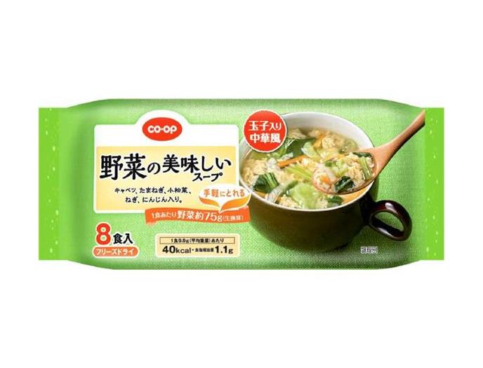 野菜の美味しいスープ（玉子入り中華風）