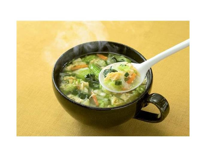 野菜の美味しいスープ（玉子入り中華風）