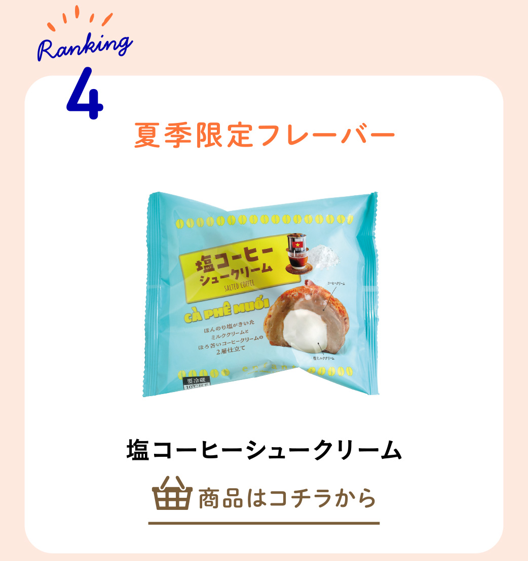 塩コーヒーシュークリーム