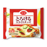 とろけるスライスチーズ
１１２ｇ（７枚）