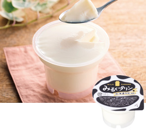 北海道牛乳みるくプリン
