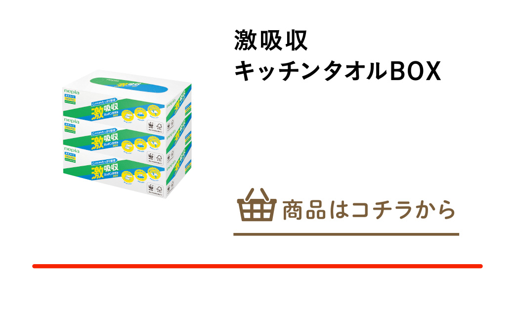 激吸収キッチンタオルＢＯＸ