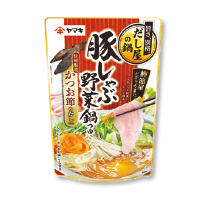 豚しゃぶ野菜鍋つゆ
７５０ｇ（３～４人前）