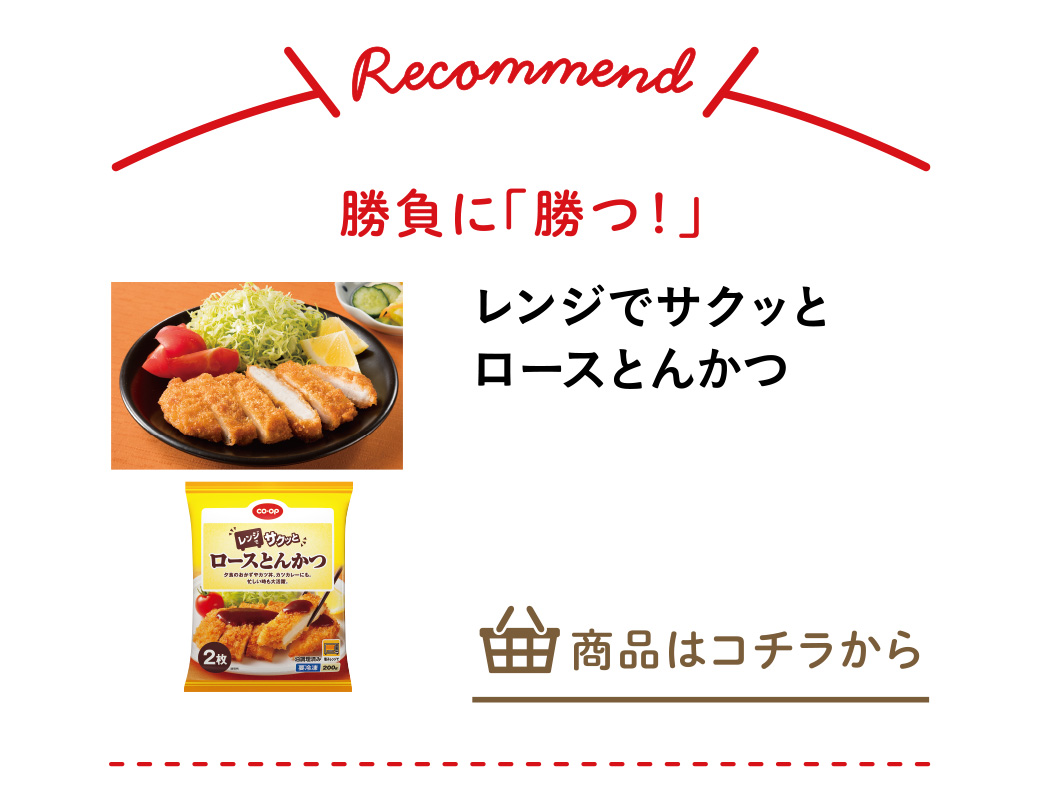 レンジでサクッとロースとんかつ