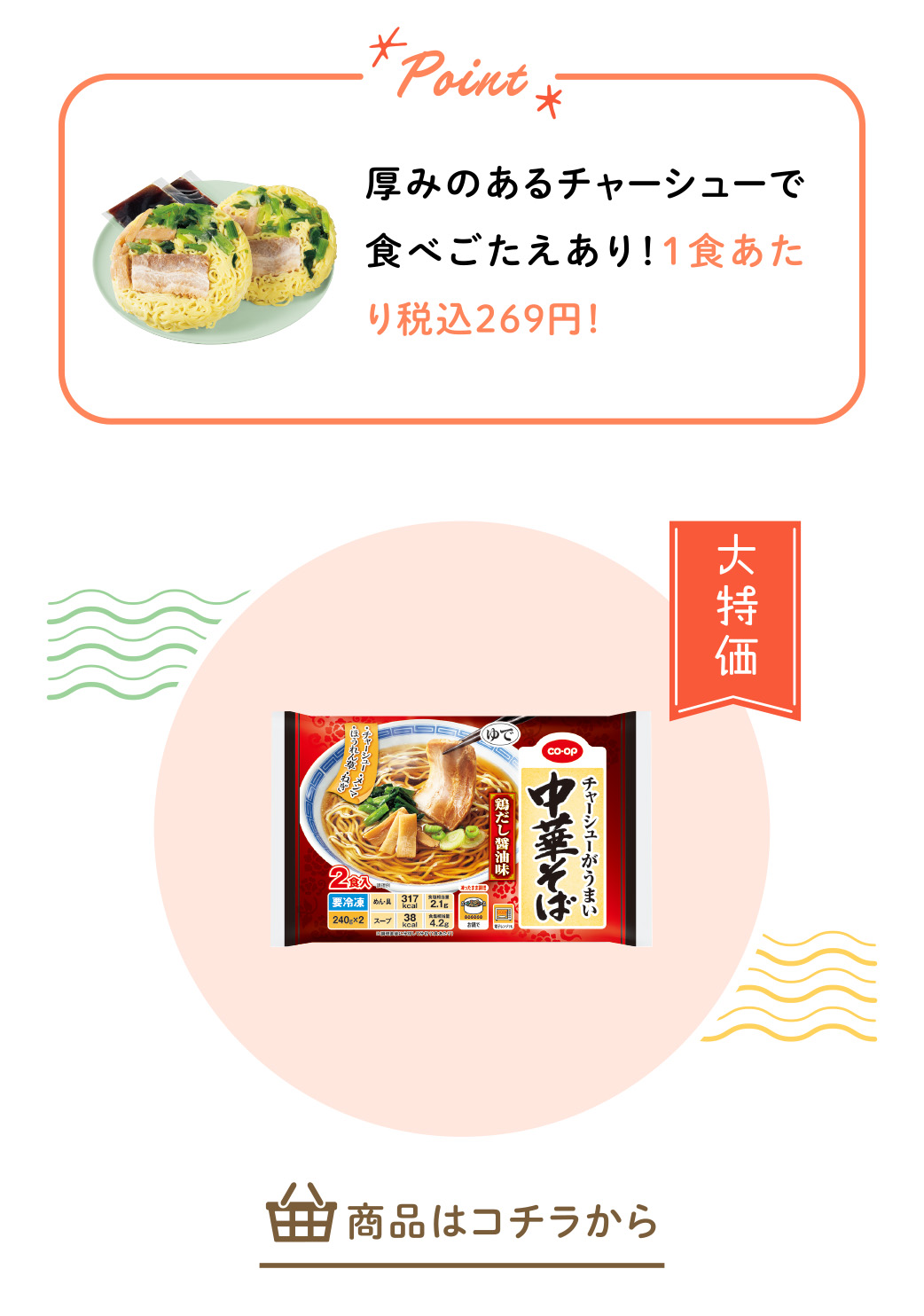 チャーシューがうまい　中華そば