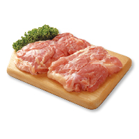 元気鶏若鶏モモ肉（バラ凍結）
４００ｇ（２枚）