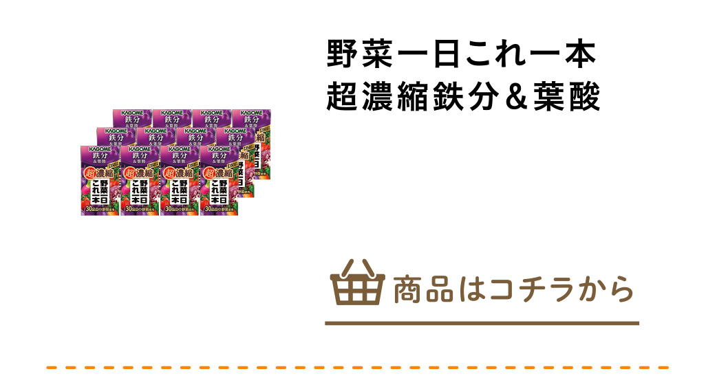 野菜一日これ一本超濃縮鉄分＆葉酸