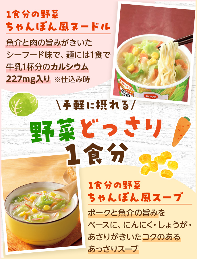 １食分の野菜　ちゃんぽん風