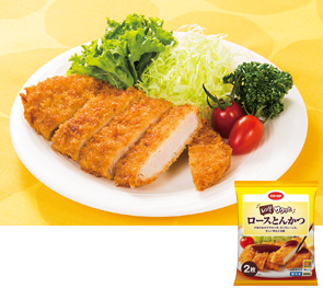 レンジでサクッとロースとんかつ