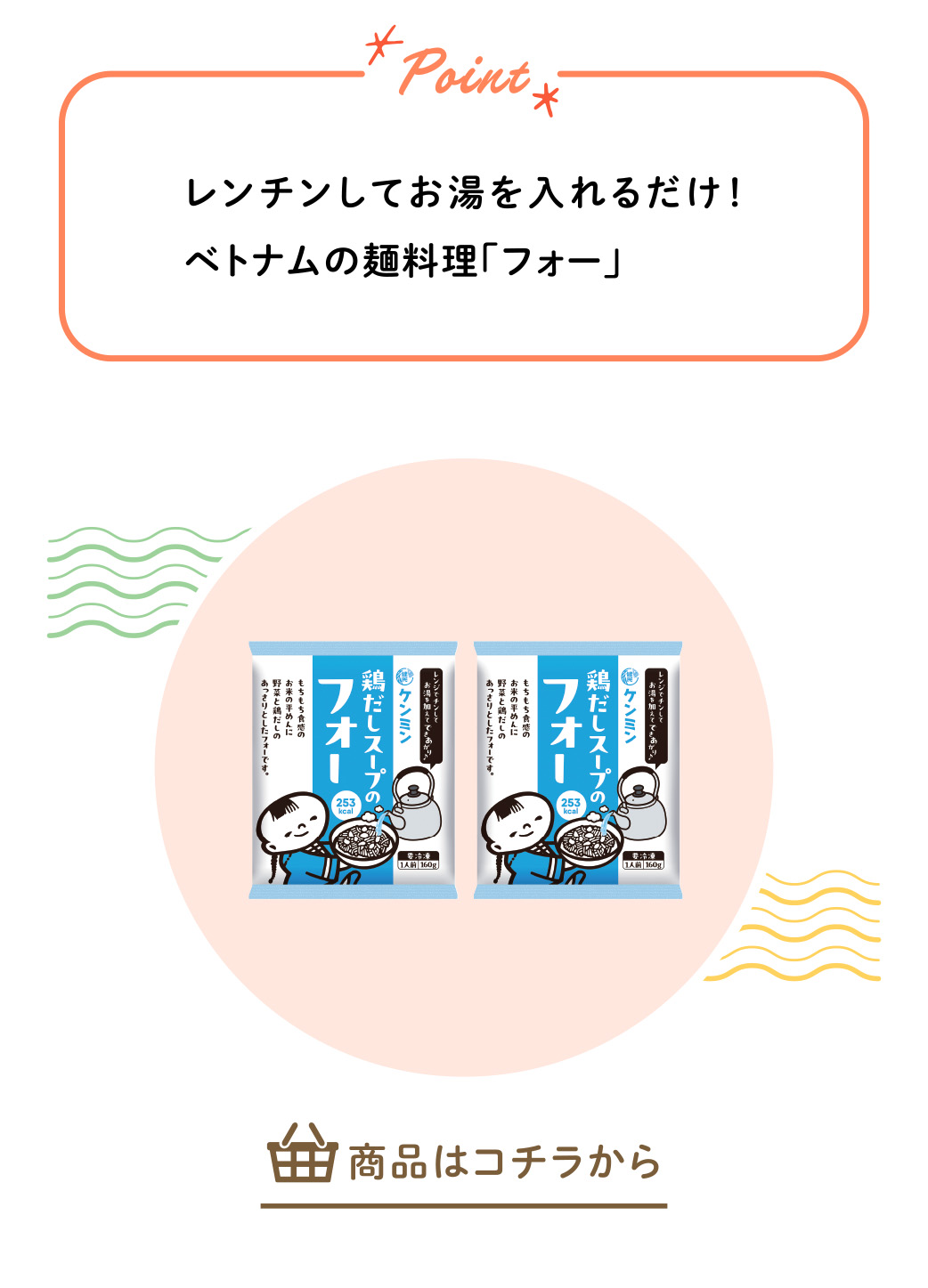 鶏だしスープのフォー