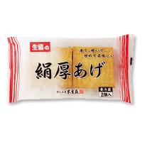生協の絹厚あげ
２個