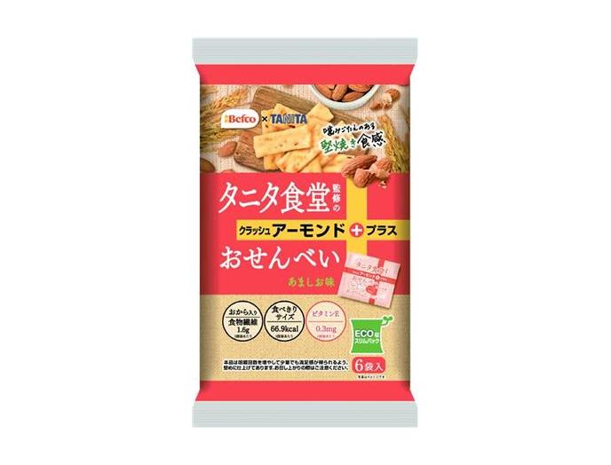 タニタ食堂監修のおせんべい（アーモンド）
