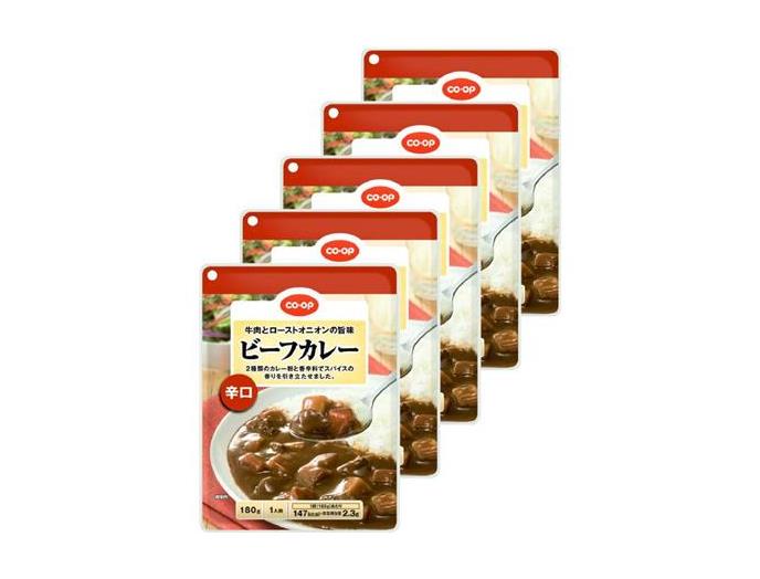 ❤️CO-OP ビーフカレー 辛口　８袋❤️牛肉とローストオニオンの旨味 コープしが 4月5回（スマートフォン） 商品詳細 ビーフカレー辛口