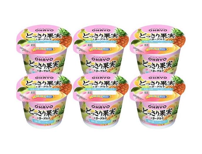 どっさり果実とヨーグルト