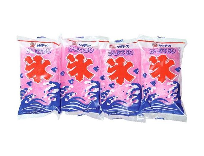 九州の袋かき氷（いちご味）