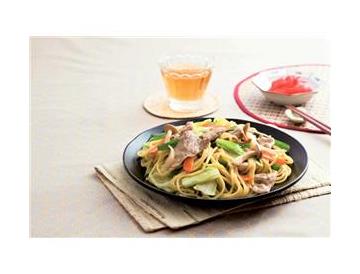 博多風とんこつ焼きラーメン