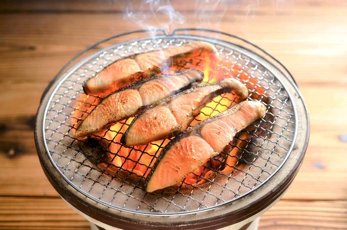 ご飯がすすむ塩加減　塩分約３％に仕上げ