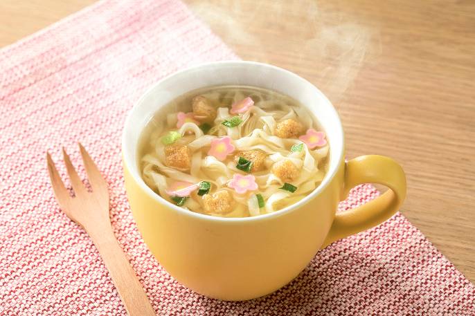 小腹にぴったりな４食パックの小さなうどん