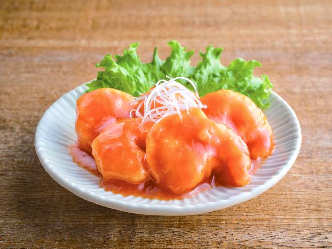 ピリッと辛いチリソースが決め手